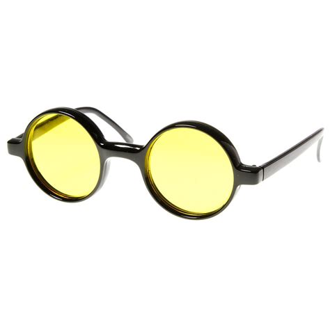 round yellow glasses